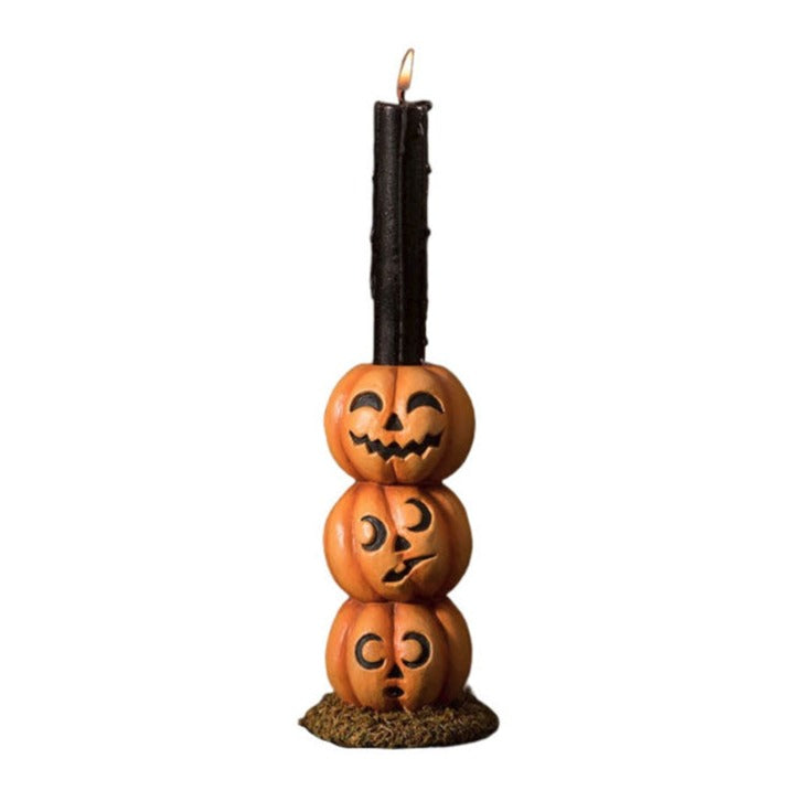 Pumpkin Stack Candlestick by Bethany Lowe image