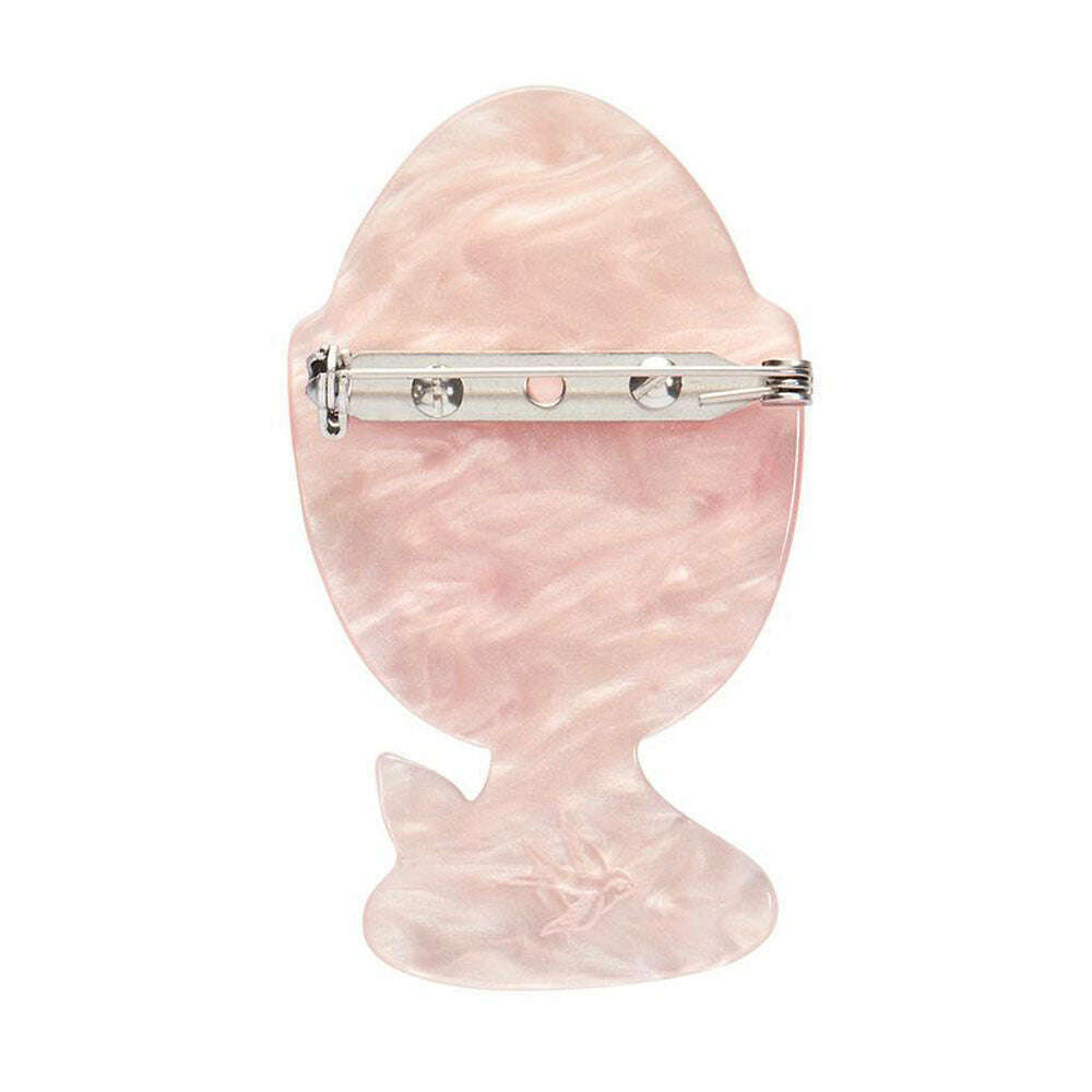 All Yolks Aside Egg Cup Brooch by Erstwilder – view 3
