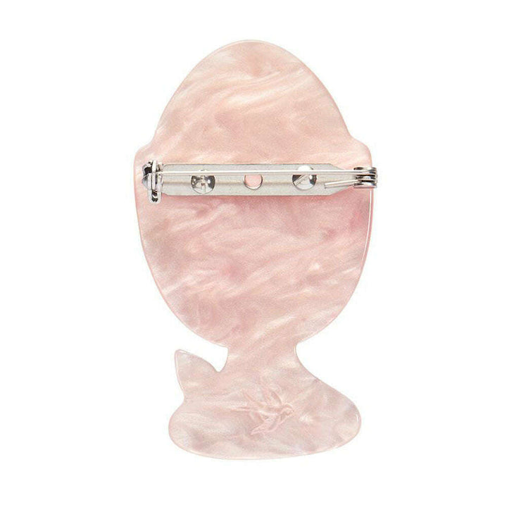 All Yolks Aside Egg Cup Brooch by Erstwilder – view 3