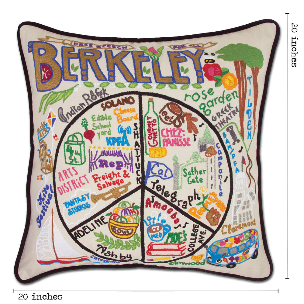Berkeley Hand-Embroidered Pillow