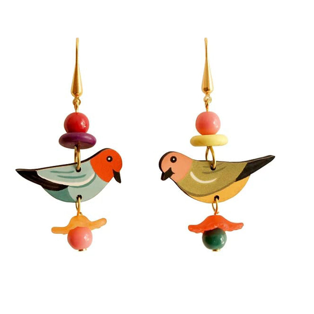 Bird Earrings by LaliBlue image