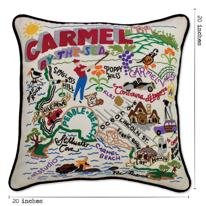 Carmel Hand-Embroidered Pillow