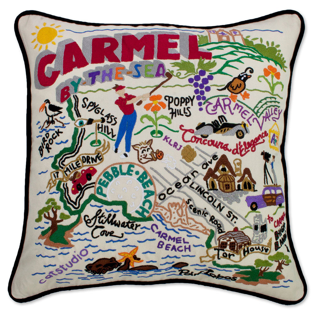 Carmel Hand-Embroidered Pillow