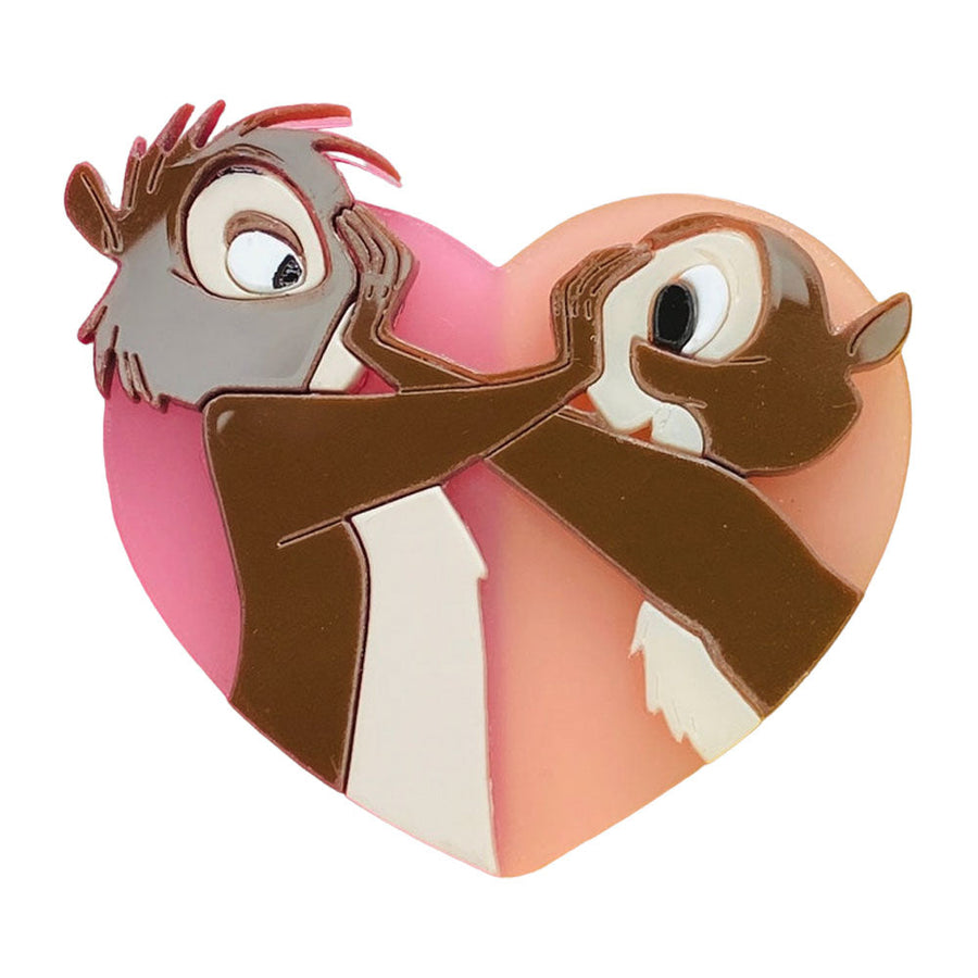Cartoon Collection - "That Love Business is a Powerful Thing" Acrylic Brooch by Makokot Design