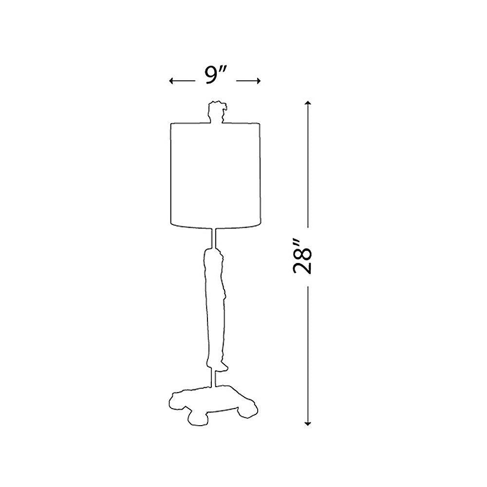 Caryatid Table Lamp By Flambeau Lighting - Quirks!