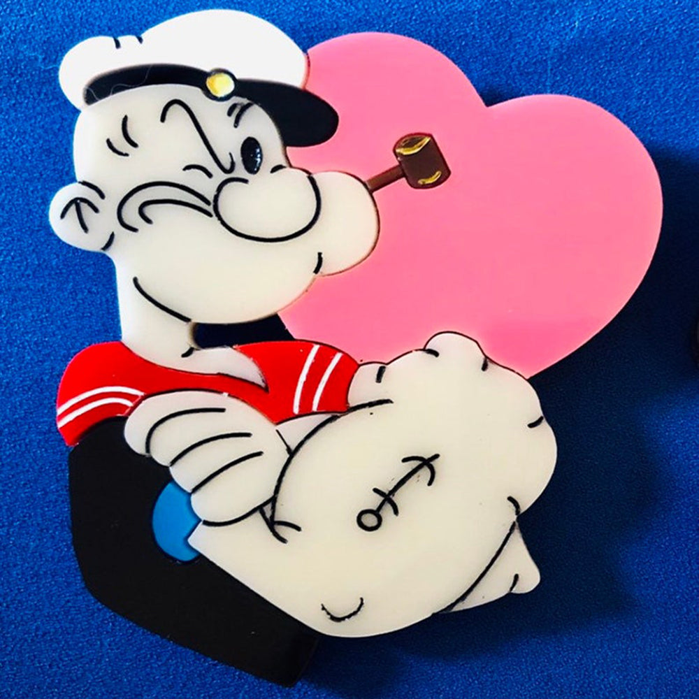 Cartoon Collection - Popeye Acrylic Brooch by Makokot Design – Quirks!