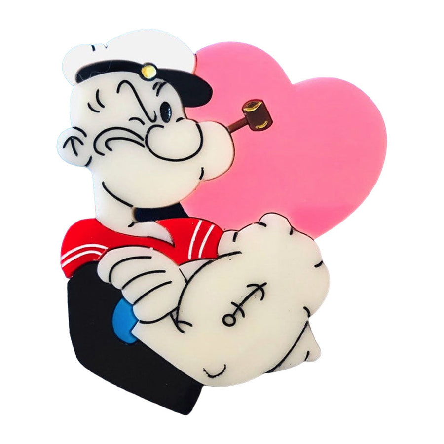 Cartoon Collection - Popeye Acrylic Brooch by Makokot Design