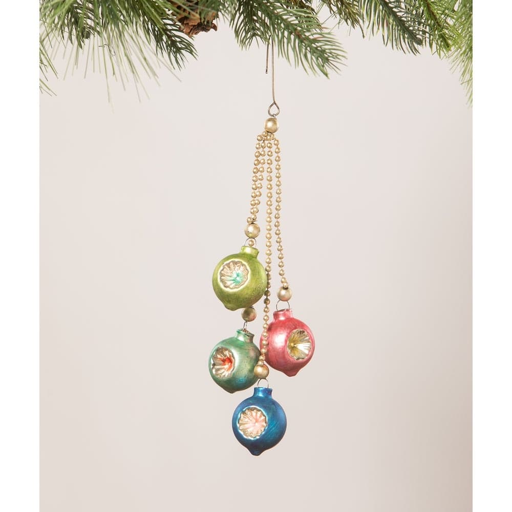Colorful Bauble Dangle Ornament by Bethany Lowe