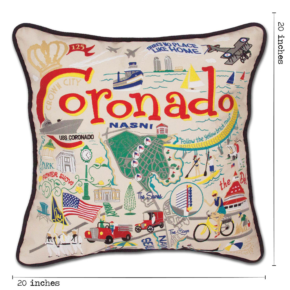 Coronado Embroidered Pillow