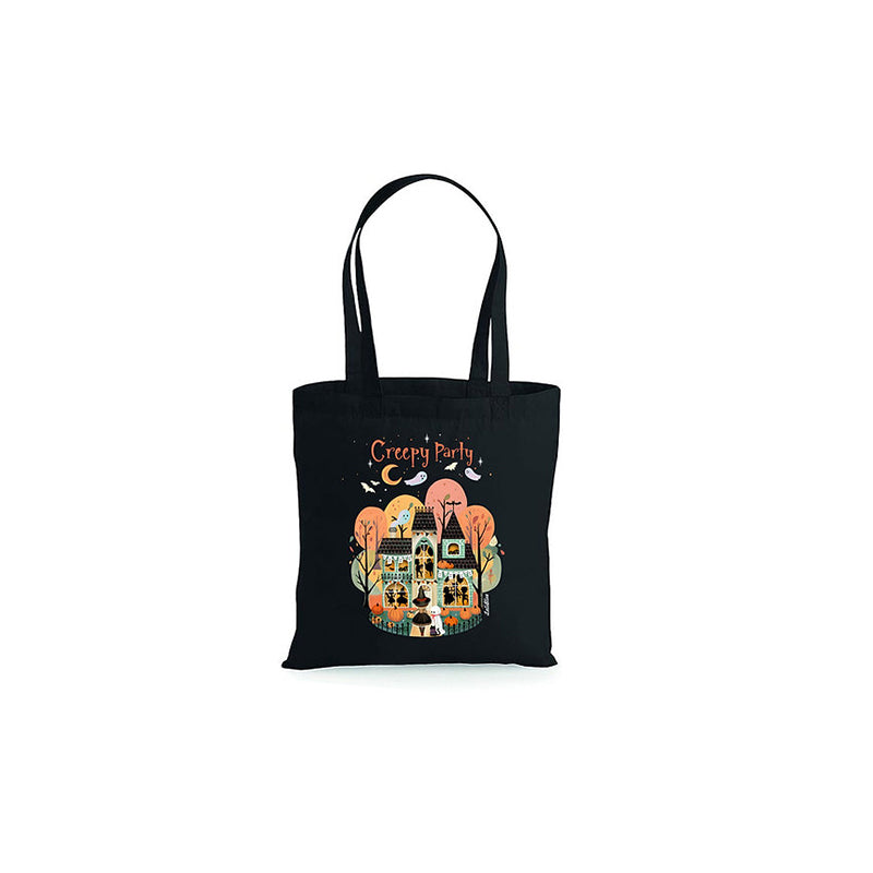 Creepy Party Tote Bag by Laliblue
