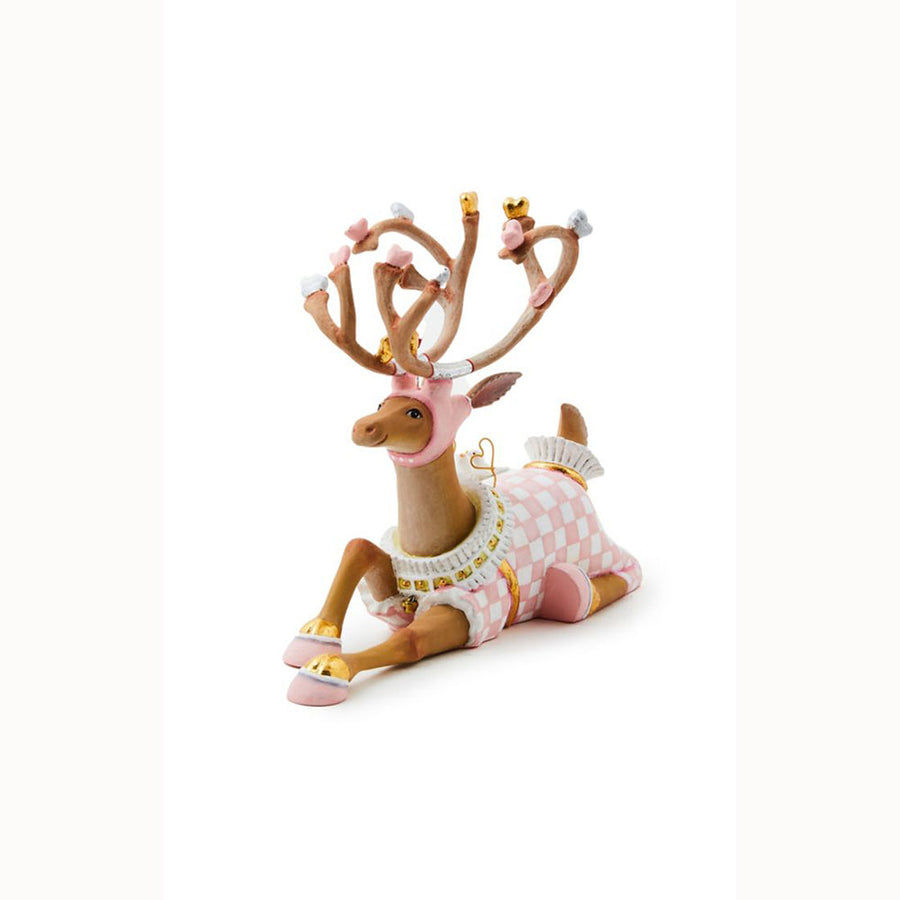 Dash Away Sitting Cupid Reindeer Figure by Patience Brewster