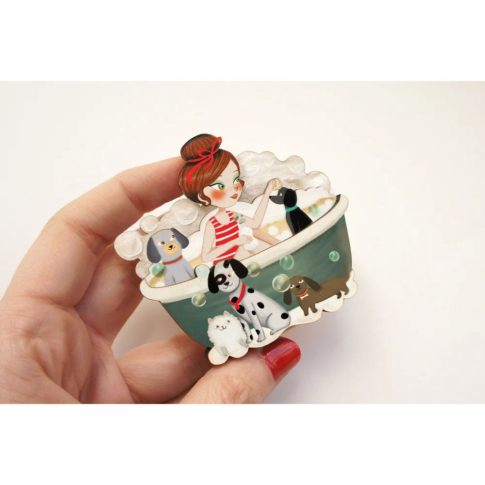 Dog Lover Brooch by Laliblue