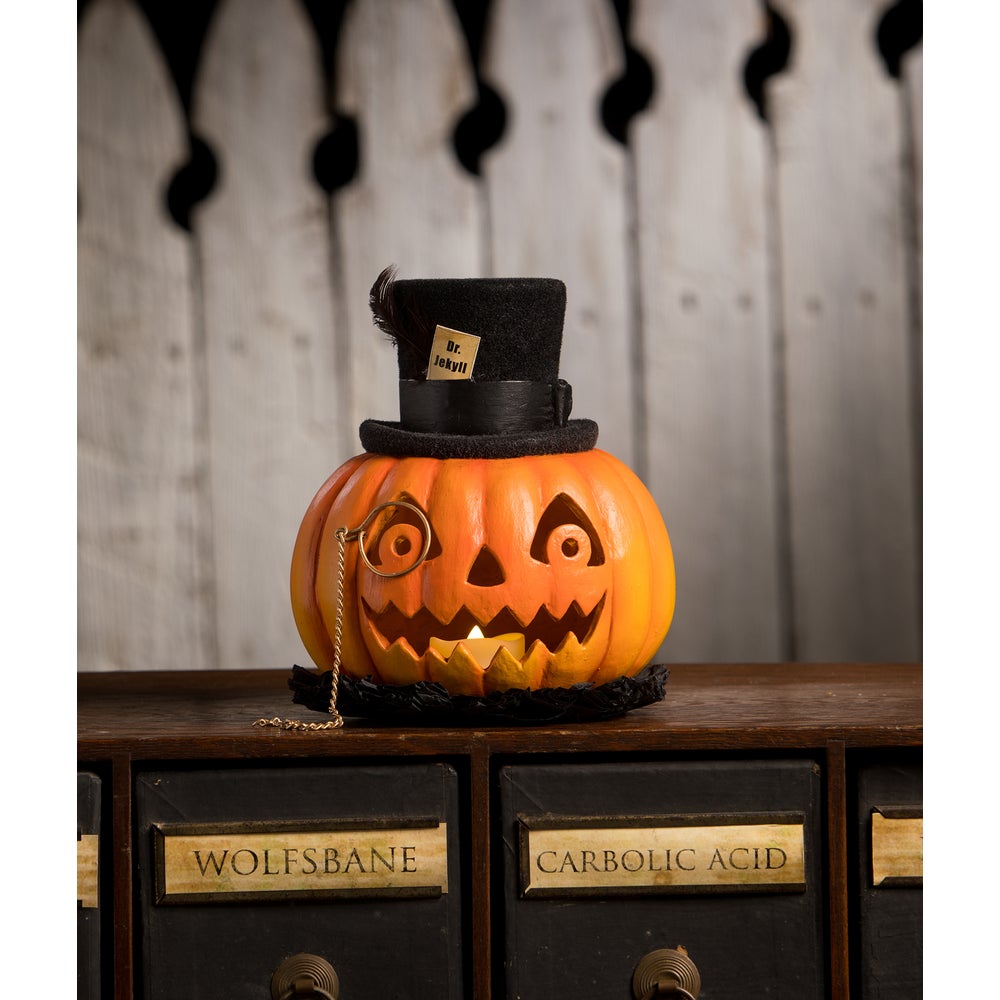 Dr. Jekyll Pumpkin by Bethany Lowe image