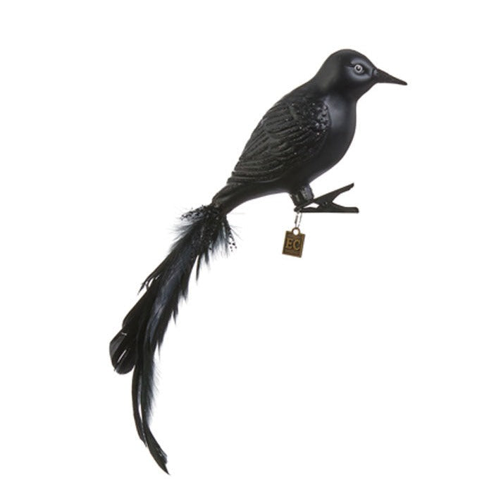 EC 10.5" Blackbird Ornament  by Raz Imports image