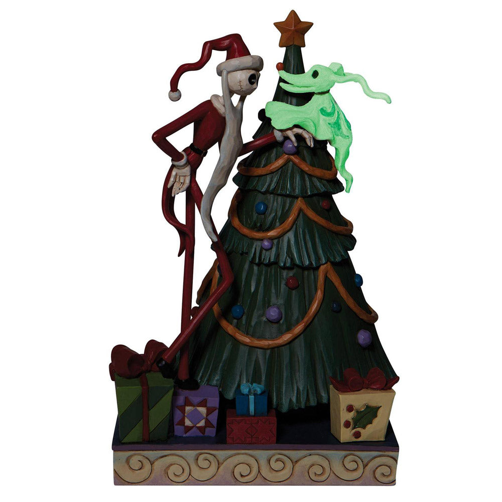 Santa Jack and Zero with Tree by Enesco