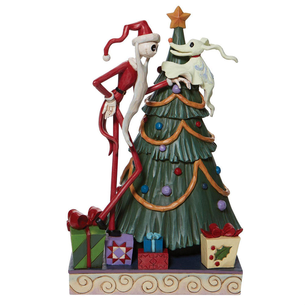 Santa Jack and Zero with Tree by Enesco