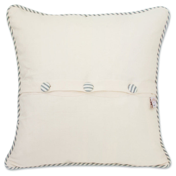 Golden Isles Hand-Embroidered Pillow
