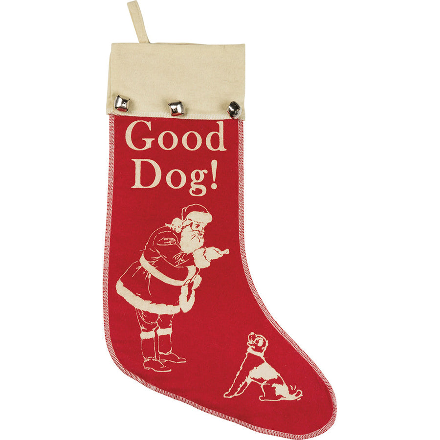Good Dog Stocking By Primitives by Kathy
