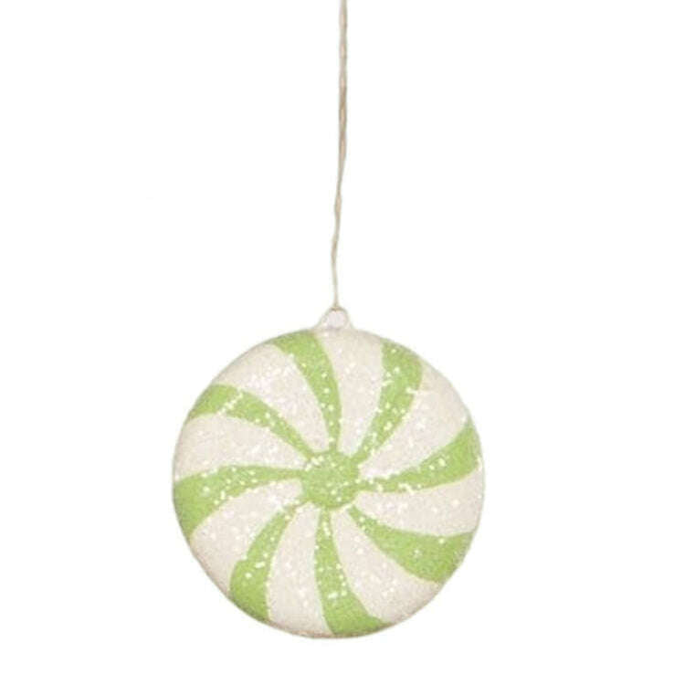 Green Peppermint Ornament by Bethany Lowe