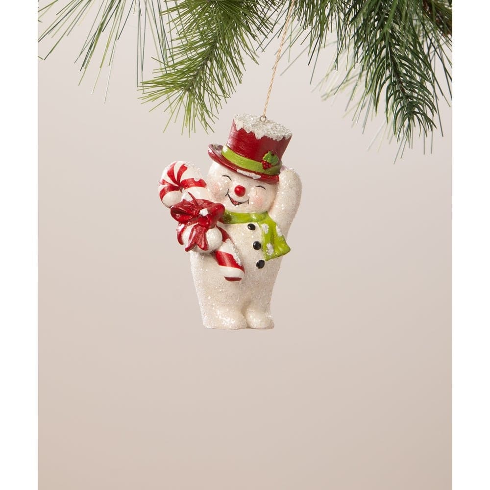 Happy Snowman Ornament by Bethany Lowe