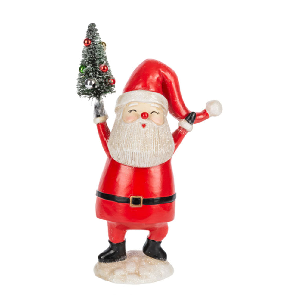 Holly Jolly Santa Figurines (4 pc. ppk.) by Ganz image 1