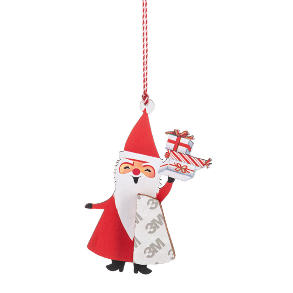 Honeycomb Snowman & Santa Ornaments (12 pc. ppk.) by Ganz image 11