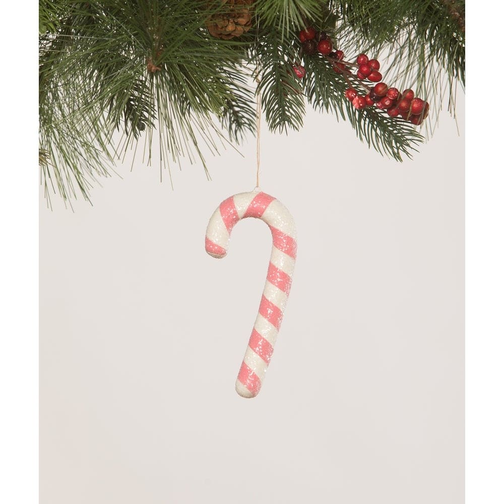 Hot Pink Candy Cane Ornament by Bethany Lowe