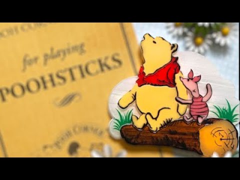 "Pooh and Piglet" Brooch by Lipstick & Chrome