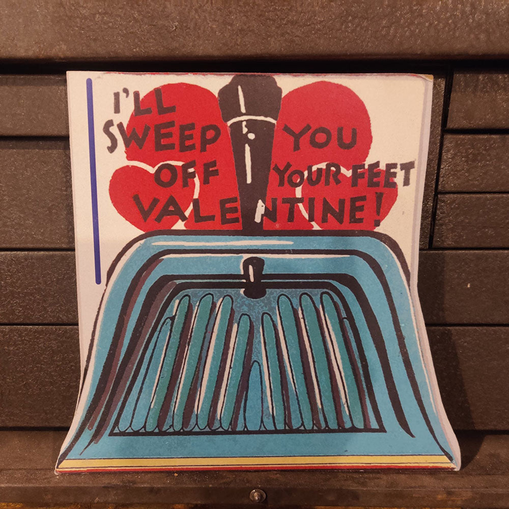I'll Sweep You Off Your Feet Valentine Wood Cutout by Sawmill Shop