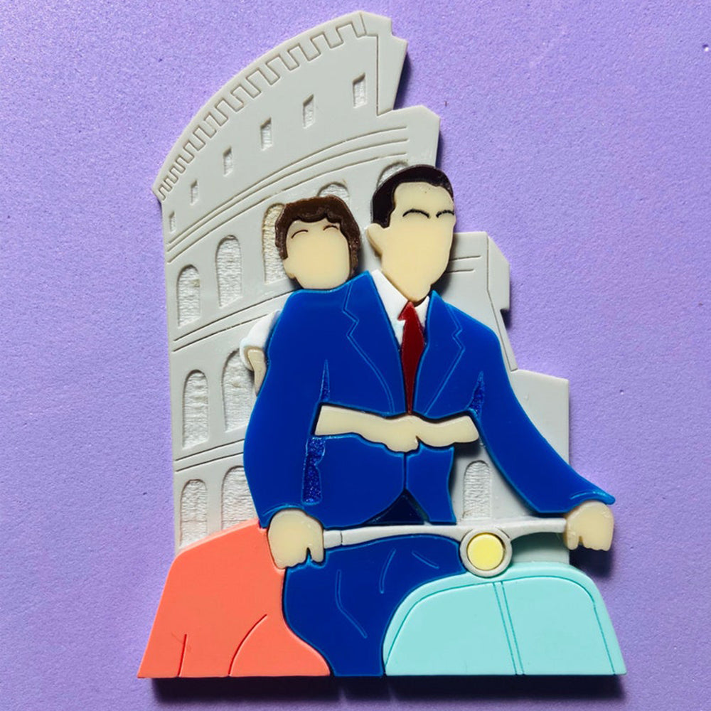 Iconic Moments Collection - "Roman Holiday" Brooch by Makokot Design