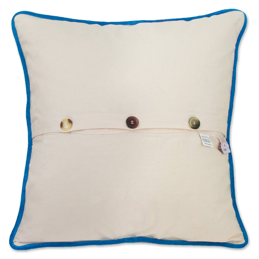 Jacksonville Hand-Embroidered Pillow