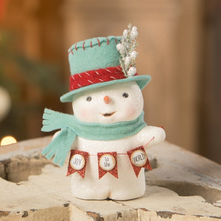 Joy to the World Snowman by Bethany Lowe