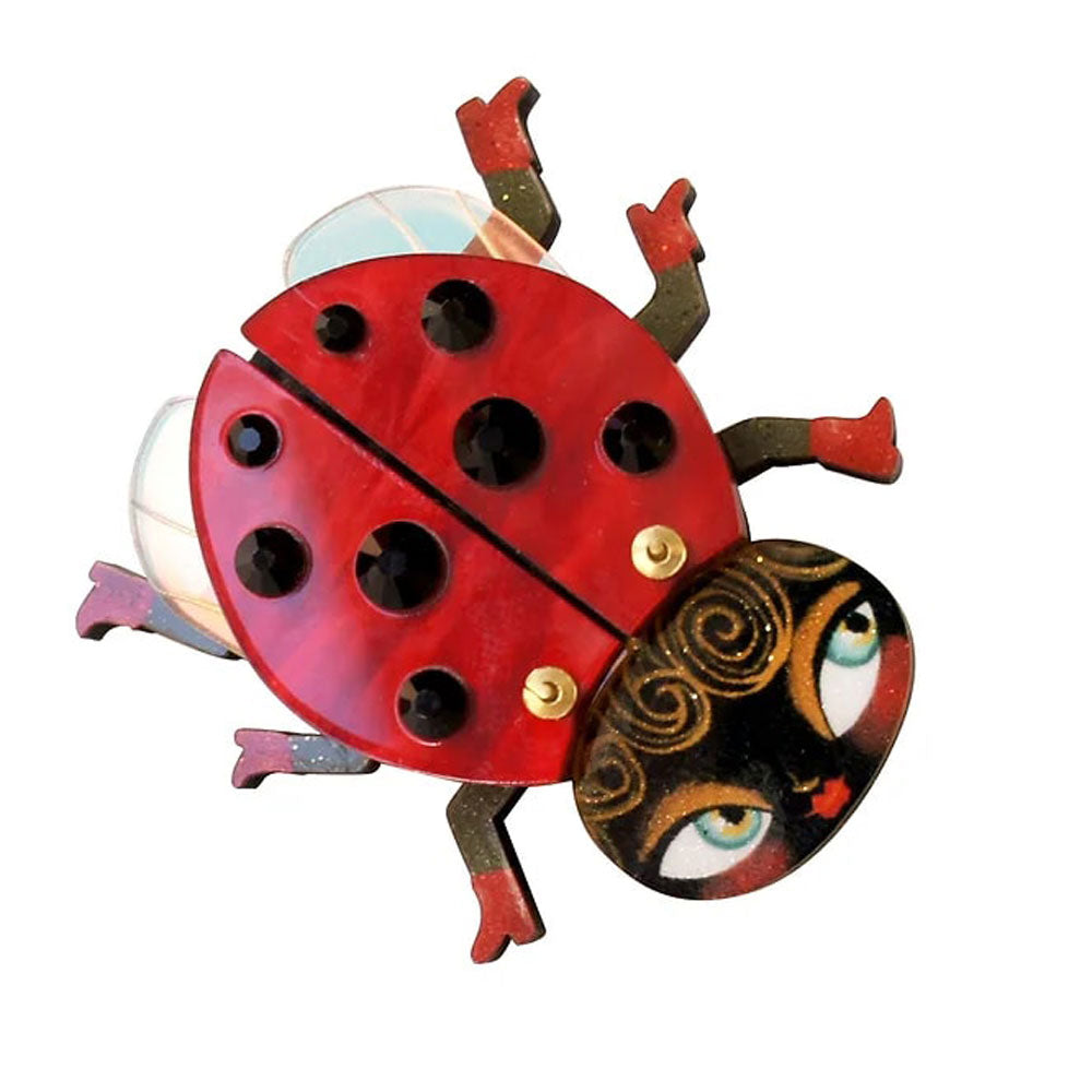 Ladybug Brooch by LaliBlue image 1