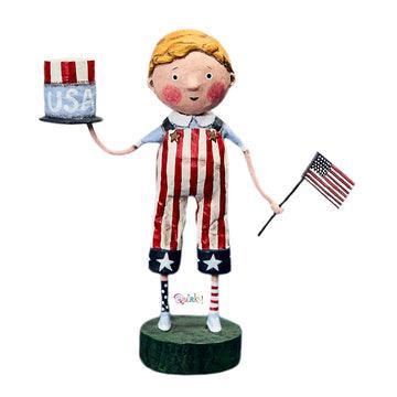 Land that I Love Lori Mitchell Patriotic Figurine - Quirks!