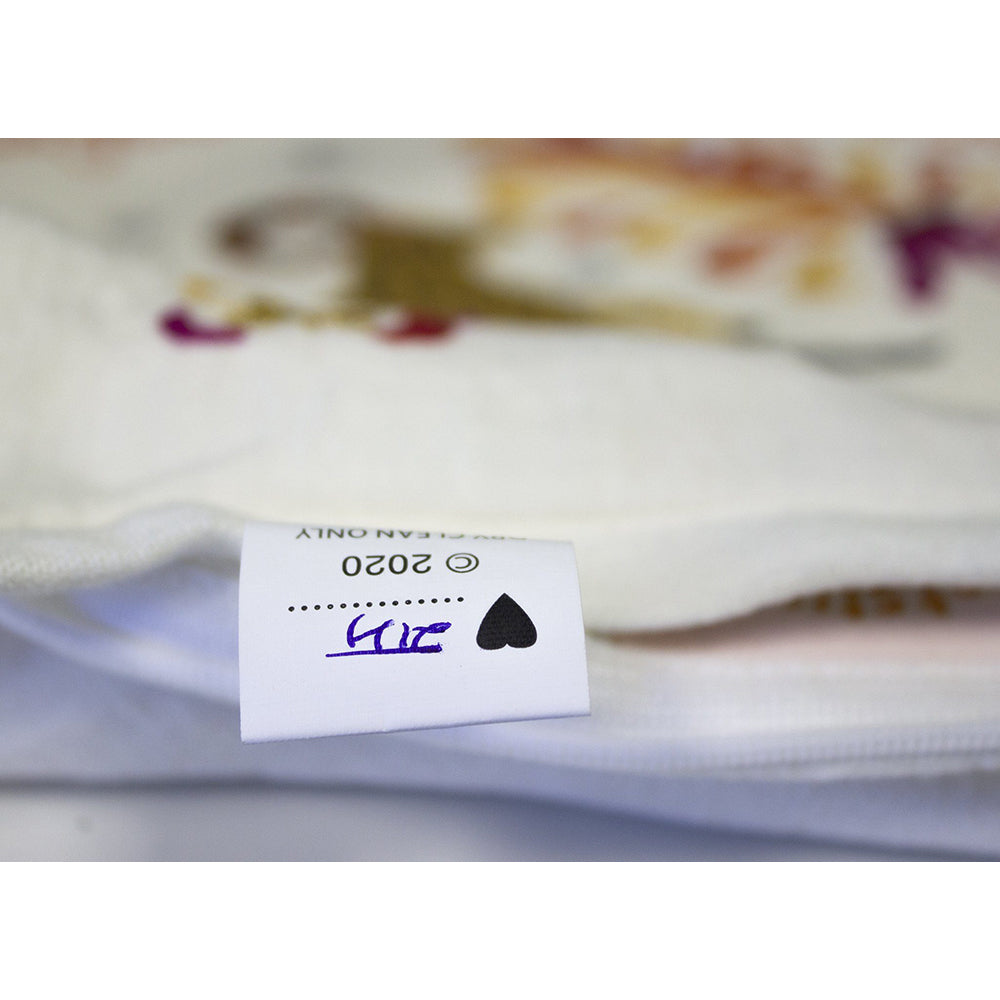 Libra Astrology Hand-Embroidered Pillow by Cat Studio