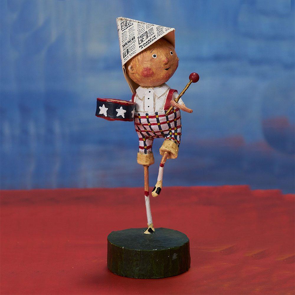 Little Patriotic Boy Lori Mitchell Collectible Figurine - Quirks!