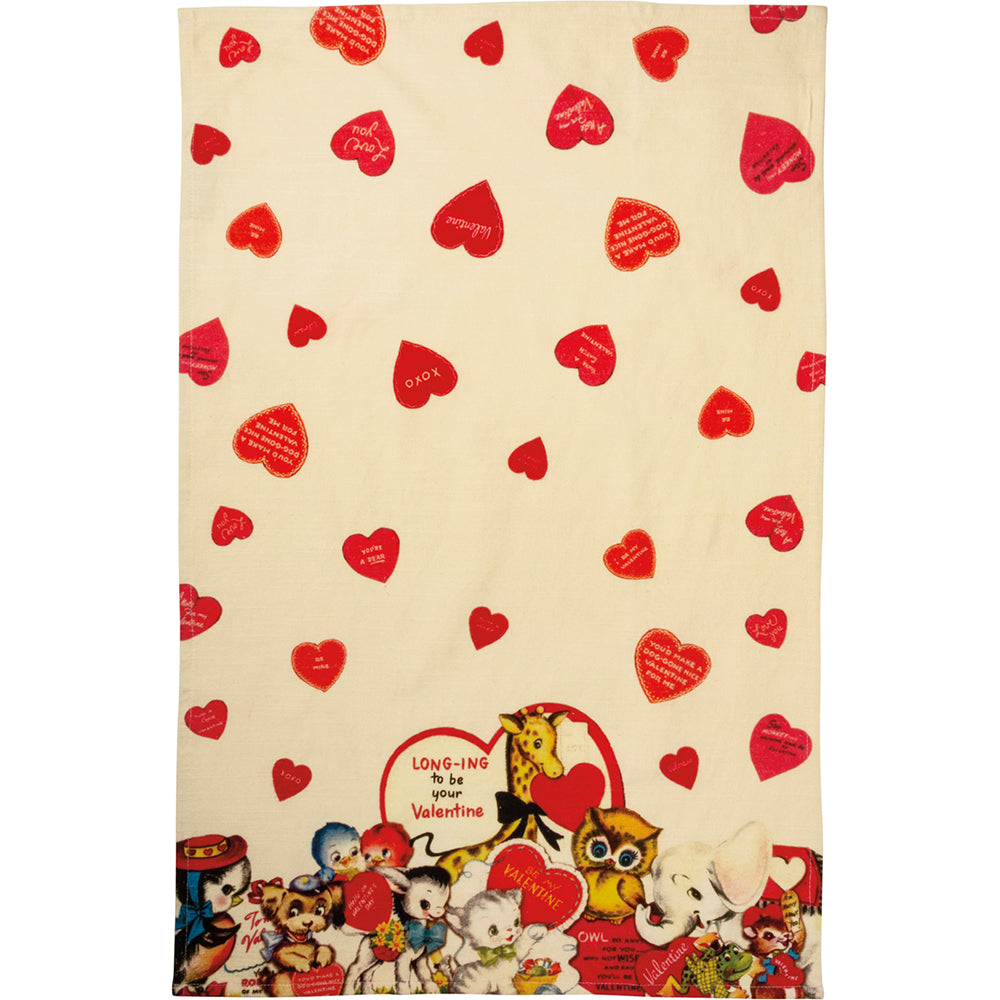 Longing To Be Your Valentine Kitchen Towel By Primitives by Kathy