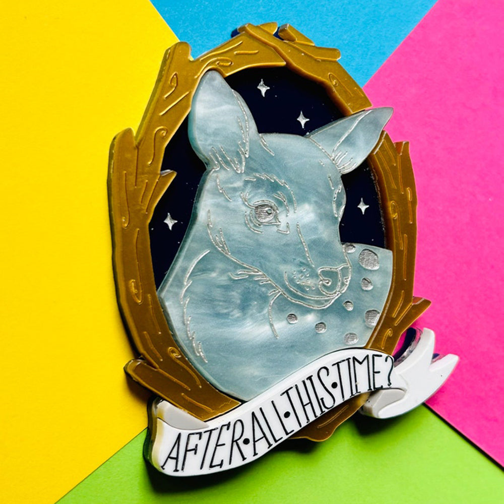 Magic & Witchcraft Collection - "After All This Time? " Acrylic Brooch by Makokot Design