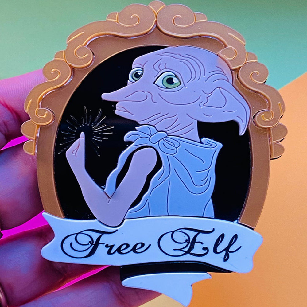 Magic & Witchcraft Collection - "Finally Free" Acrylic Brooch by Makokot Design