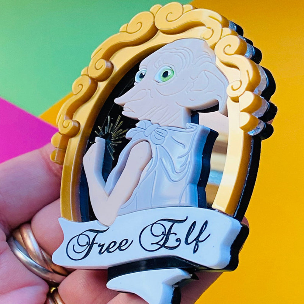 Magic & Witchcraft Collection - "Finally Free" Acrylic Brooch by Makokot Design