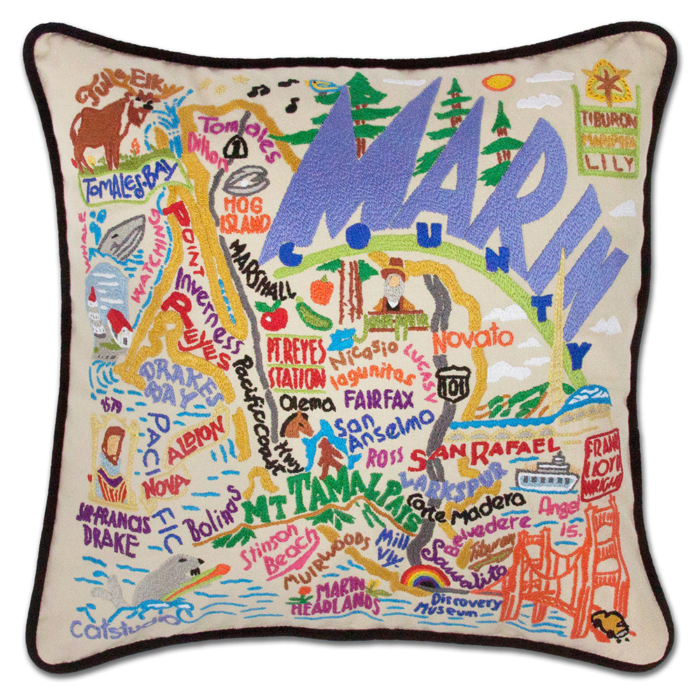 Marin County Hand-Embroidered