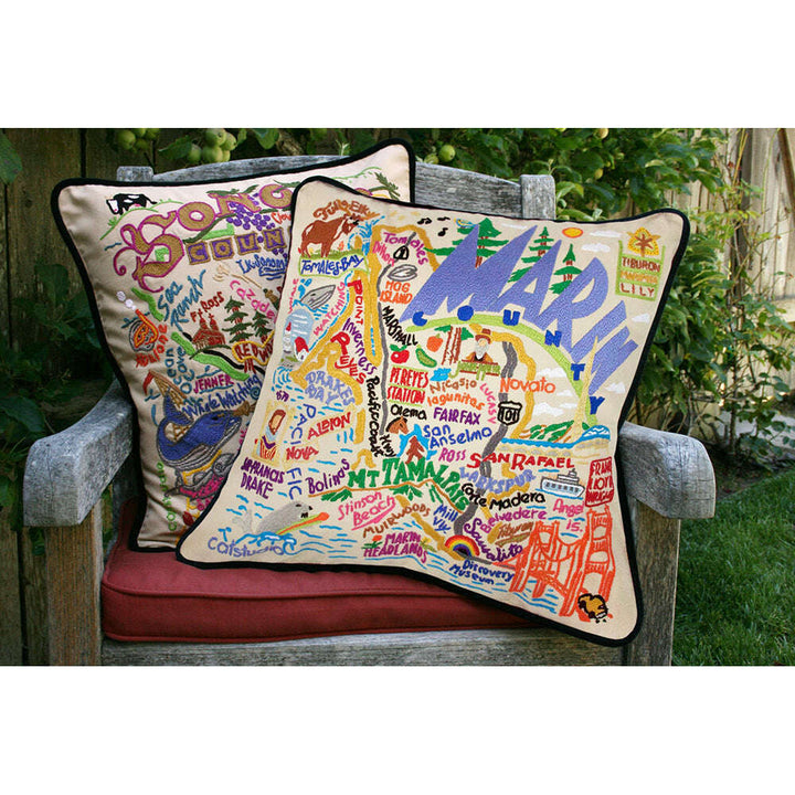 Marin County Hand-Embroidered