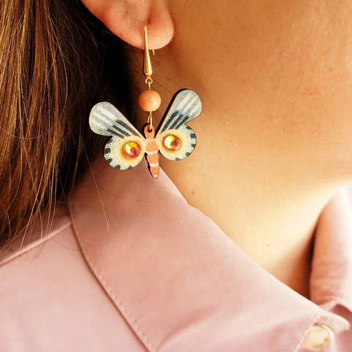 Multicolor Butterfly Earrings by LaliBlue image 2