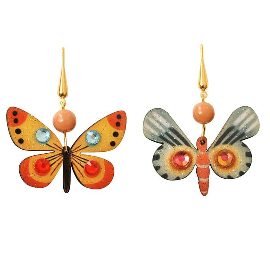 Multicolor Butterfly Earrings by LaliBlue image