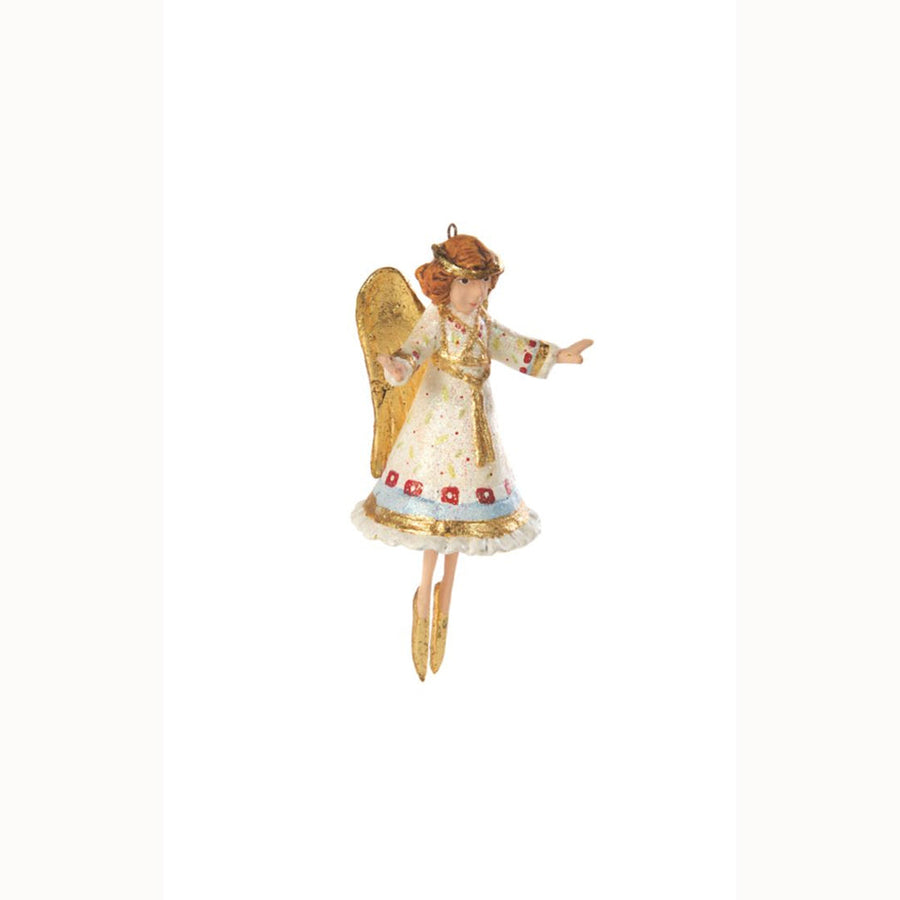 Nativity Heavenly Angel Mini Ornament by Patience Brewster