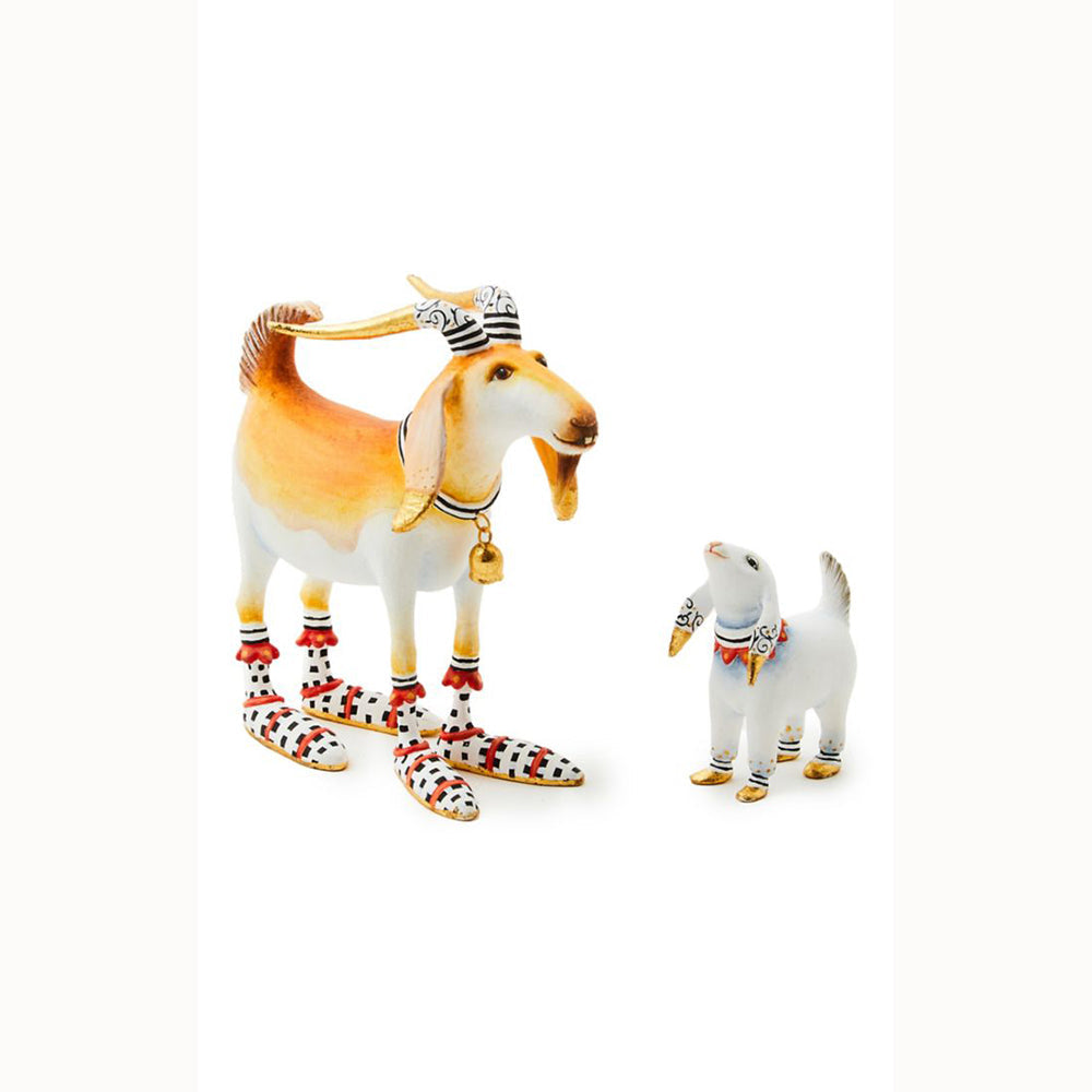 Nativity Nathan & Noel Goat Figures by Patience Brewster