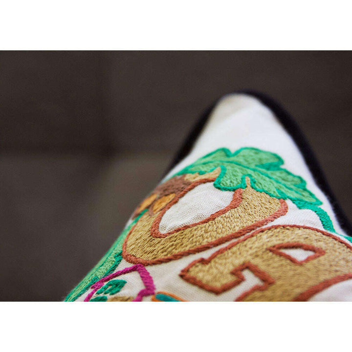 Oakland Hand-Embroidered Pillow