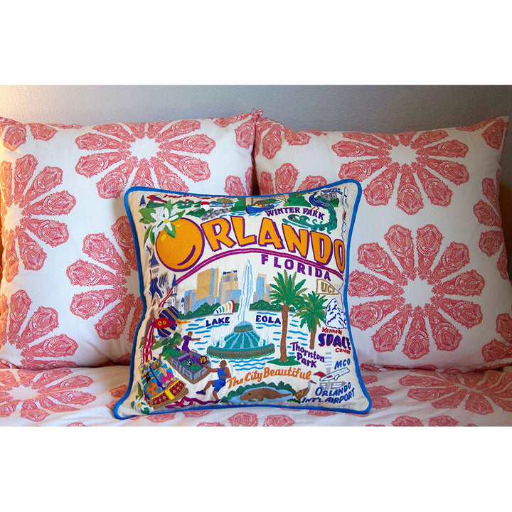 Orlando Hand-Embroidered Pillow