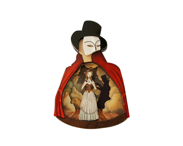 Phantom of the Opera Brooch by Laliblue - Quirks!