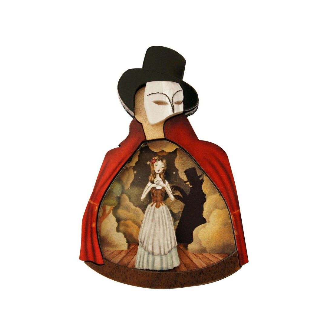 Phantom of the Opera Brooch by Laliblue - Quirks!